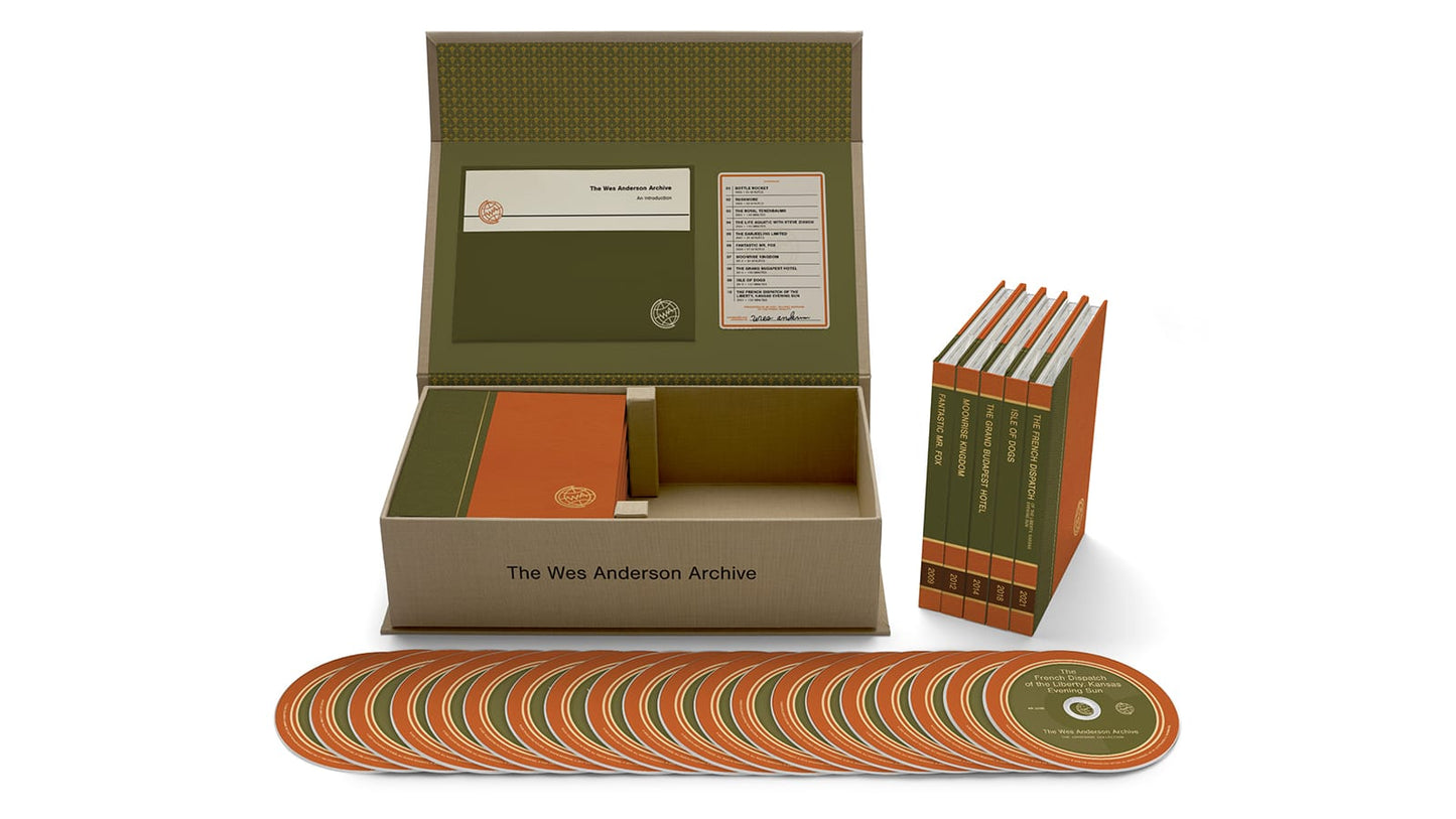 The Wes Anderson Archive: Ten Films, Twenty-Five Years 4k Bluray Criterion Collection PREORDER