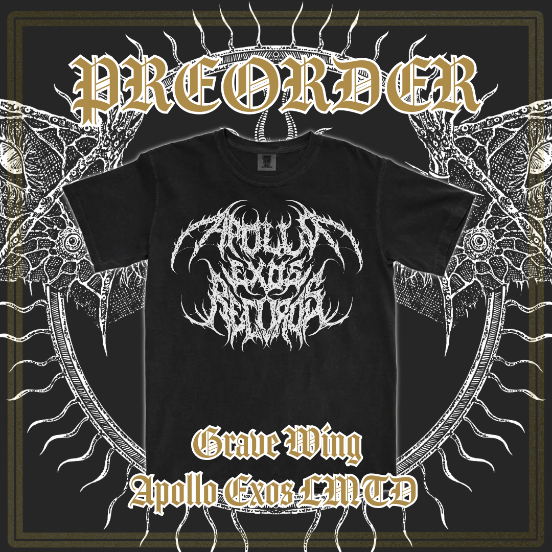 * PREORDER * Grave Wing Limited Edition Apollo Exos Tee