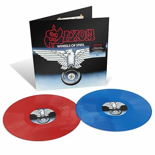 Saxon - Wheels Of Steel (RED/BLUE VINYL)