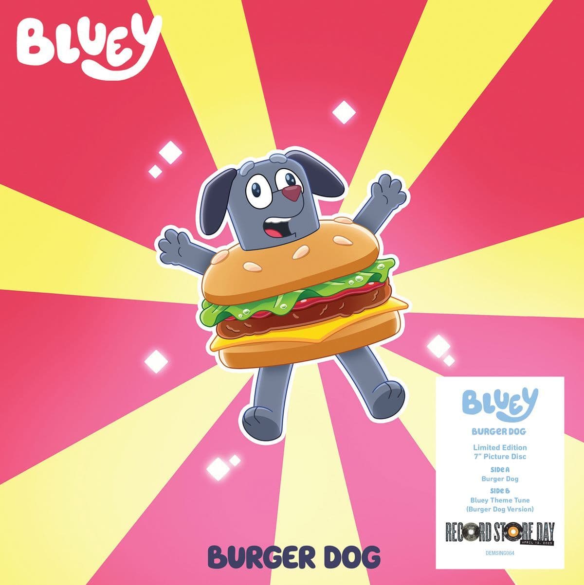 Bluey -Burger Dog (PICTURE DISC)