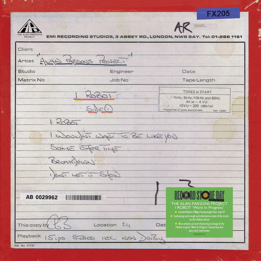 Alan Parsons Project - I Robot (BLUE VINYL)