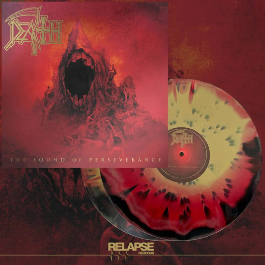 DEATH / SOUND OF PERSERVERANCE BLACK GOLD & RED SPLATTER VINYL