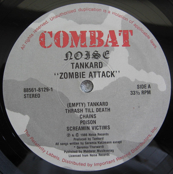 Tankard : Zombie Attack (LP,Album)