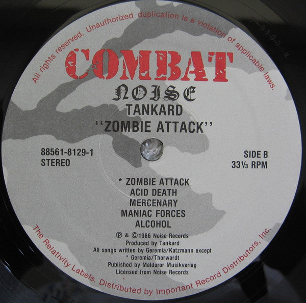 Tankard : Zombie Attack (LP,Album)