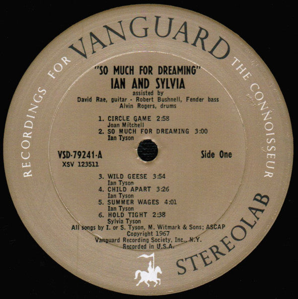 Ian & Sylvia : So Much For Dreaming (LP,Album,Stereo)