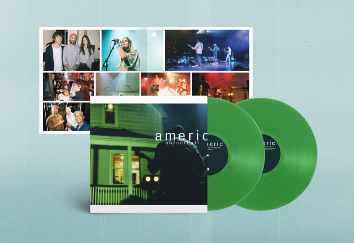 American Football - Live in Los Angeles Green Vinyl