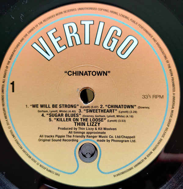 Thin Lizzy - Chinatown Vinyl Music & Performance