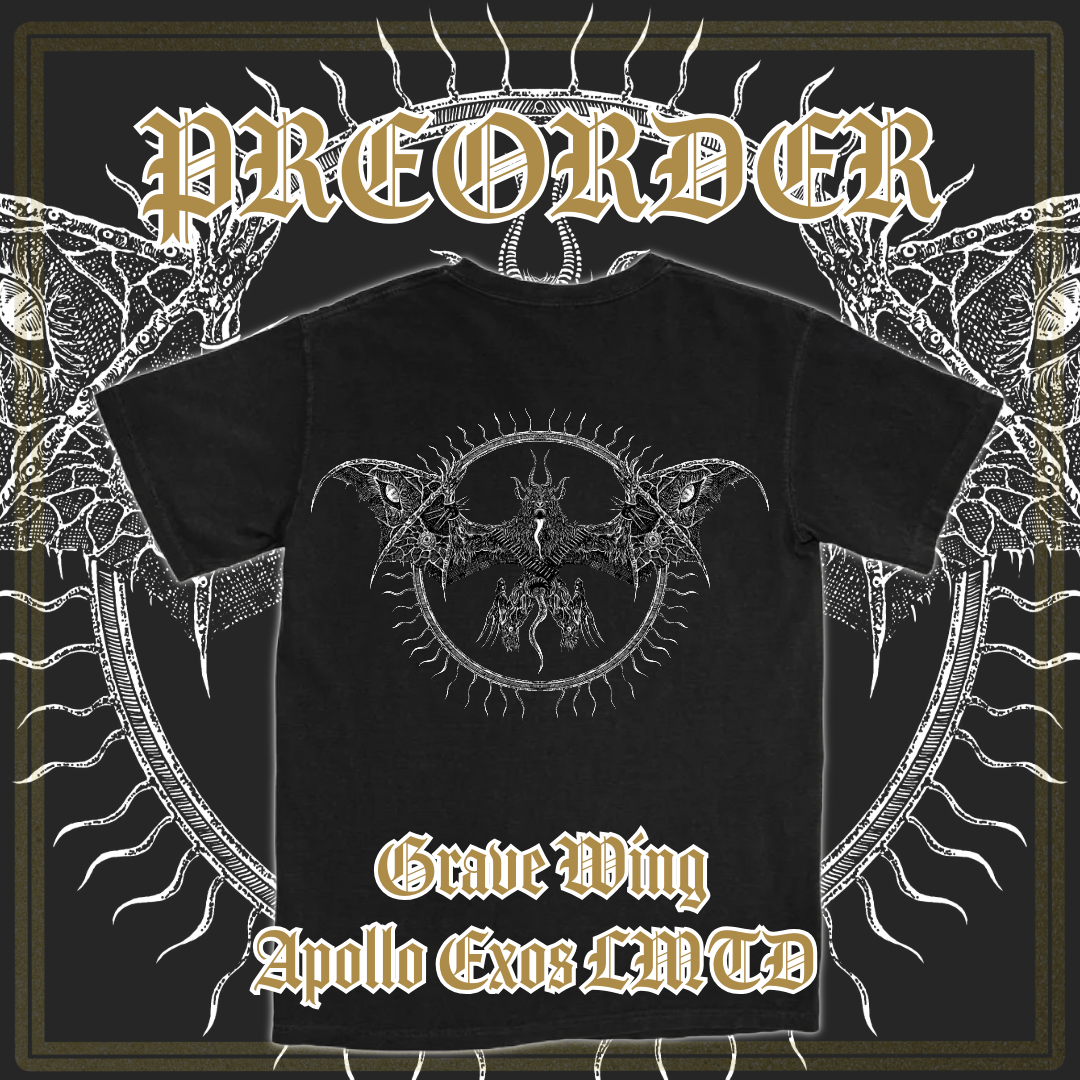 * PREORDER * Grave Wing Limited Edition Apollo Exos Tee