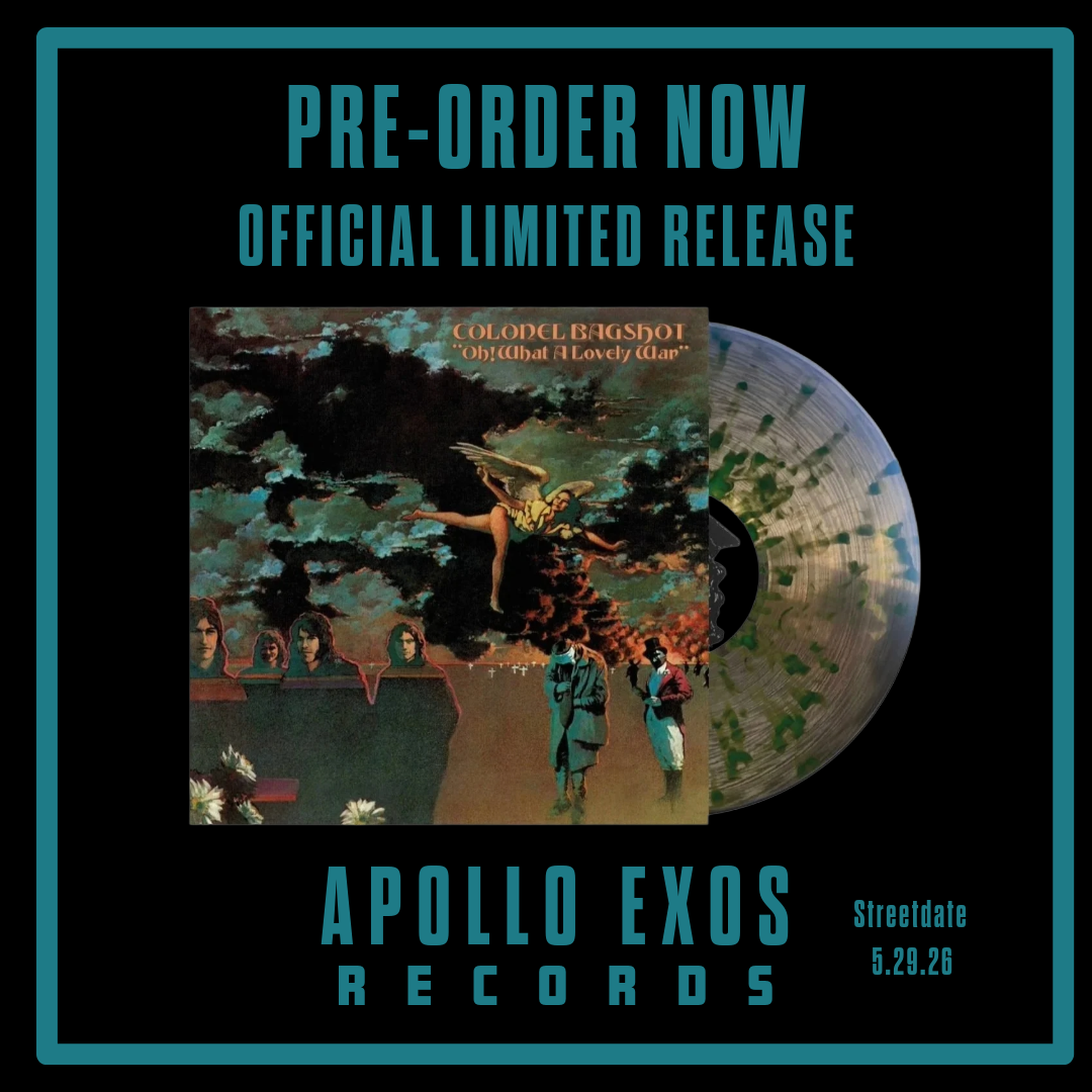 PRE-ORDER COLONEL BAGSHOT 'OH! WHAT A LOVELY WAR' PSYCHEDELIC SPLATTER + 7"  VINYL' RSD ESSENTIALS