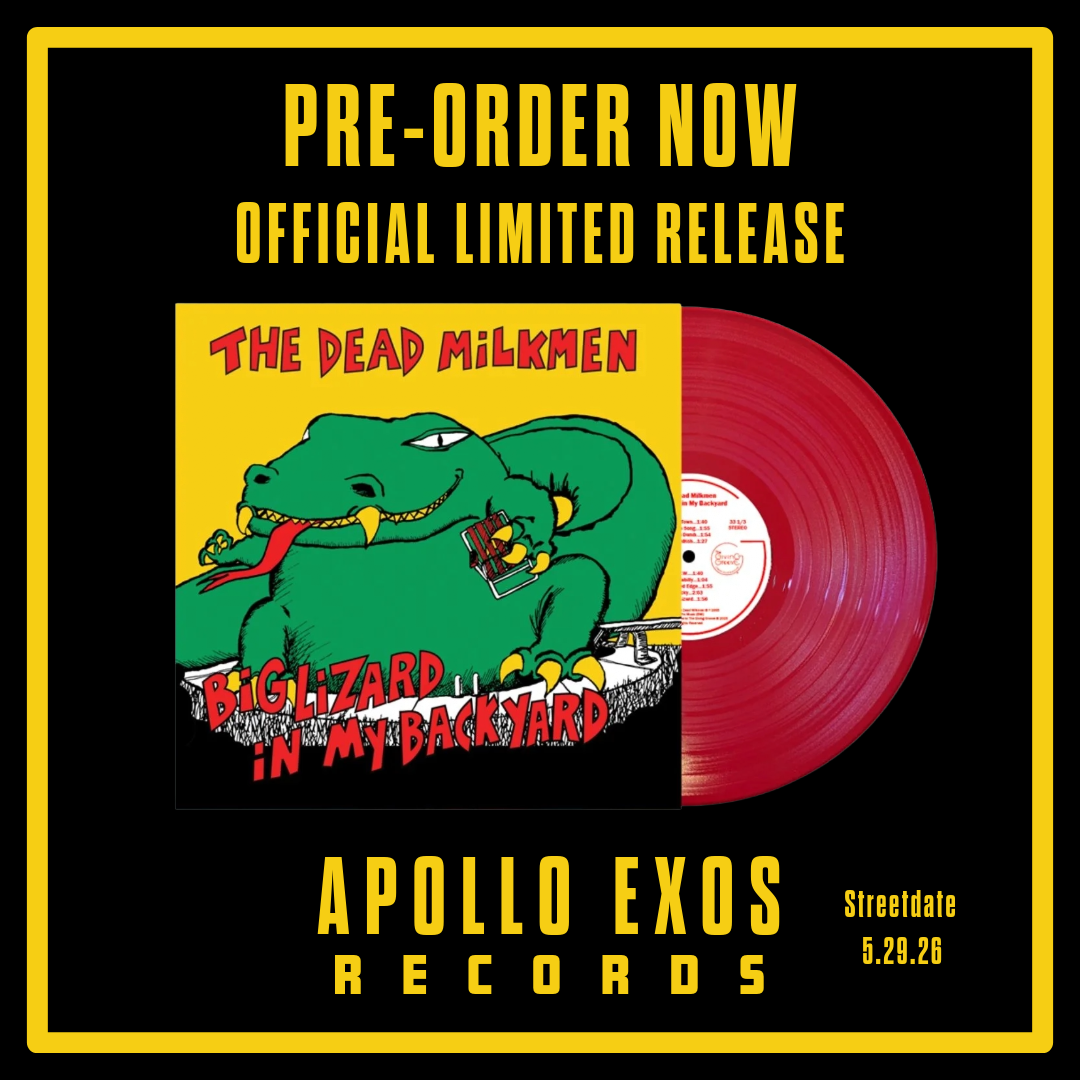 PRE-ORDER DEAD MILKMEN "BIG LIZARD IN MY BACKYARD' BITCHIN CAMARO RED VINYL RSD ESSENTIALS