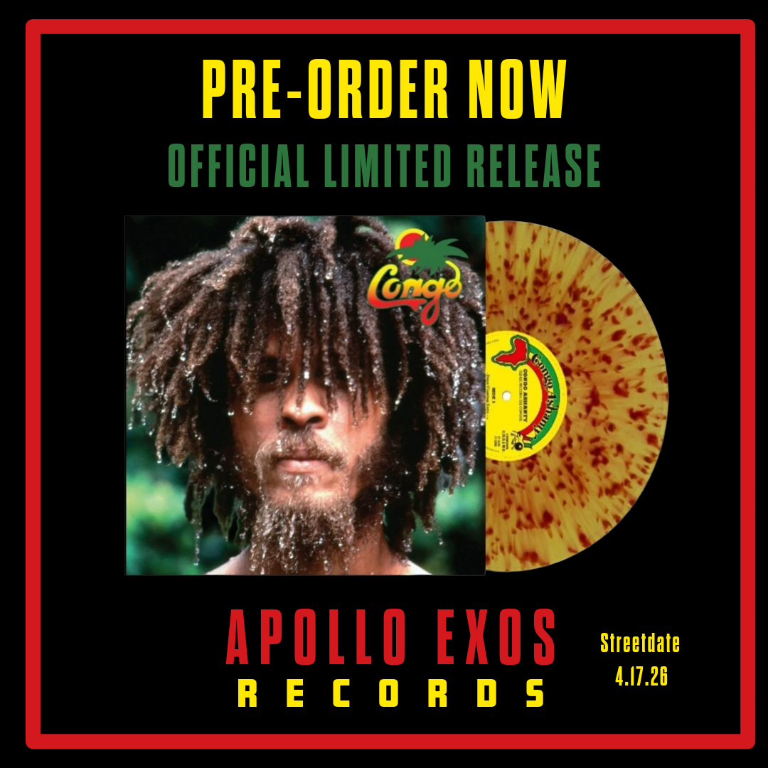 PRE-ORDER THE CONGOS 'CONGO ASHANTI' YELLOW W/ RED SPLATTER RSD ESSENTIALS (Copy)