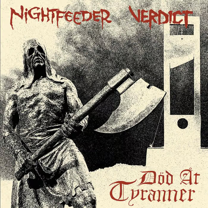 Nightfeeder/ Verdict - Dod At Tyranner Split LP (Vinyl)